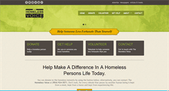 Desktop Screenshot of homelessvoice.org